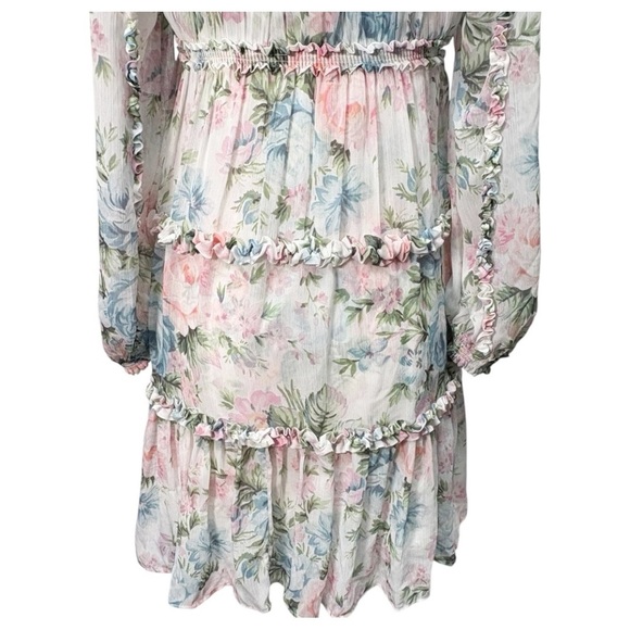 Needle & Thread Long Sleeve Floral Print Dress Size 2 - Picture 8 of 10